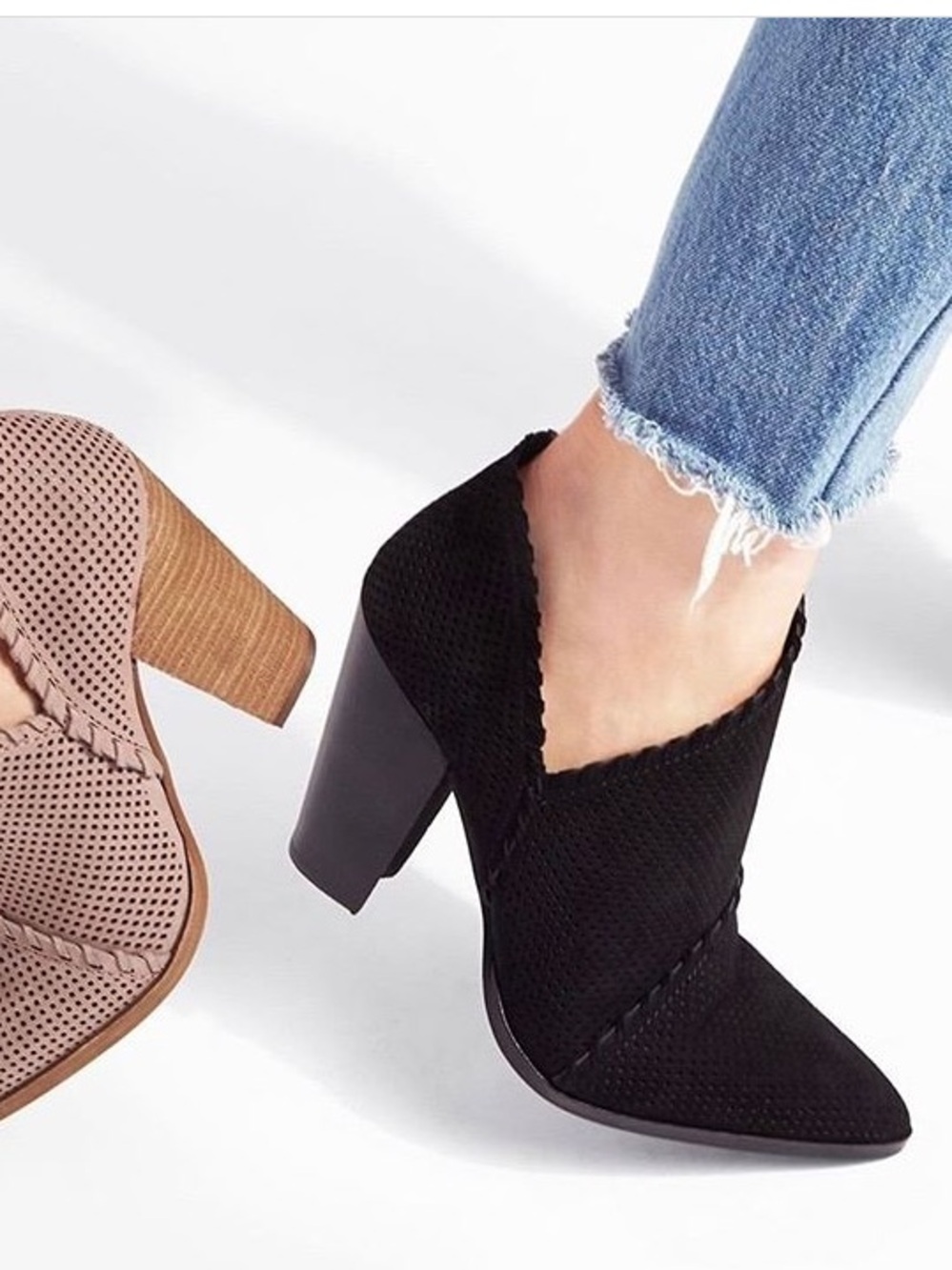 Vince Camuto Lamorna Perforated Booties
